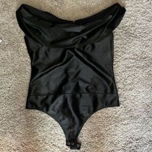 Express Classic Black Off the Shoulder Bodysuit